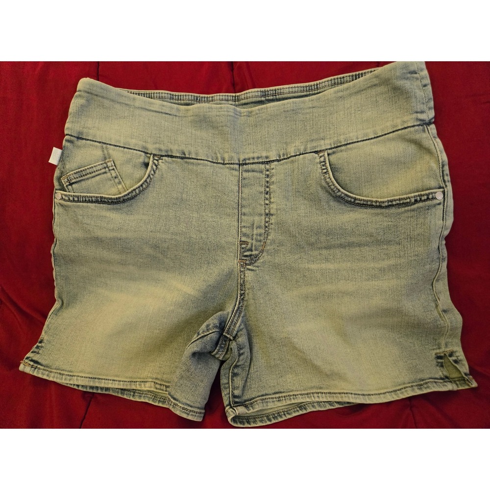 Rock & Republic Women's Blue Denim Rx Fever Pull-On Shorts 30-32 Waist